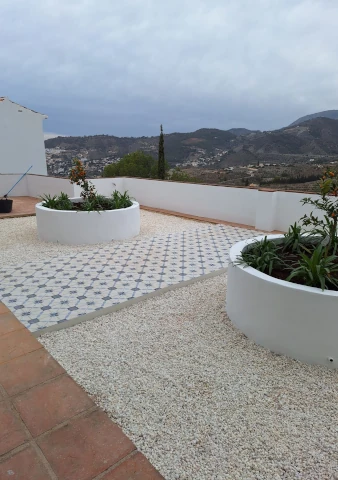 axarquia handyman reform tiling garden terrace after