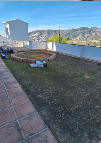 axarquia handyman reform tiling garden terrace before